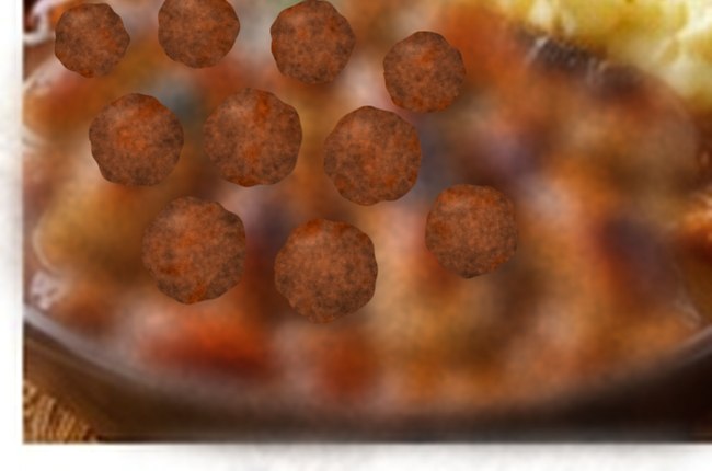 Creamy Swedish Meatballs with Mash ready to serve